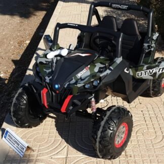COCHE BUGGY ELÉCTRICO XMX CAMUFLAJE, 4MOTORES 12V, PANTALLA MP4  - INDA123-XMX-603cm